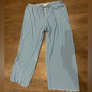 Closie Blue Striped Pajama Pants